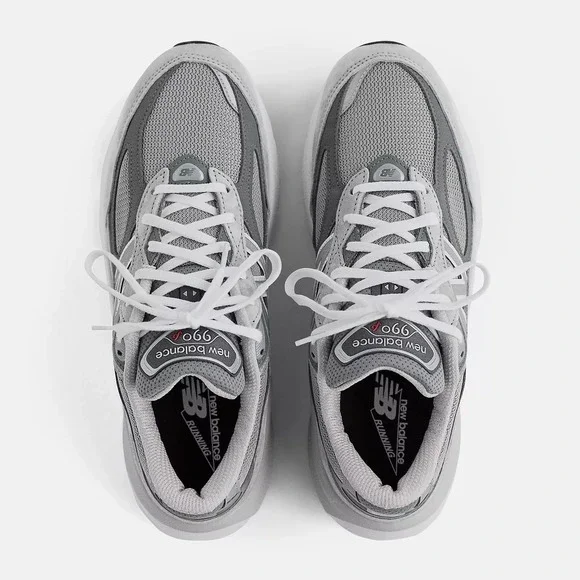 New Balance® (Men's 13 D) 990v6 Made In USA Running Shoes in Grey - $200